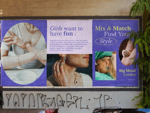 Route one on a street billboard.