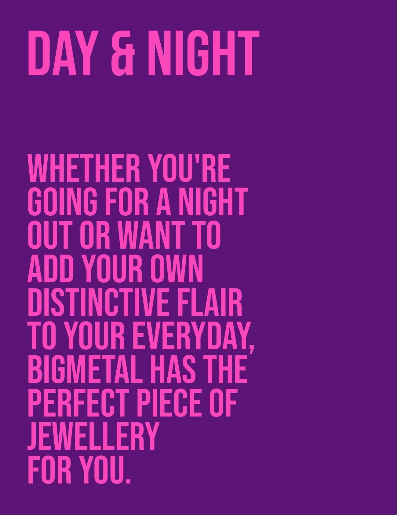 Statement page: day and night.