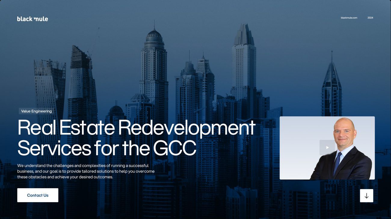 Round 02: the same website in KEO Blue.
