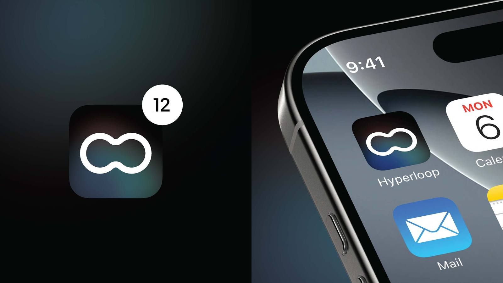 The symbol at its smallest, as an app icon on a phone home screen.