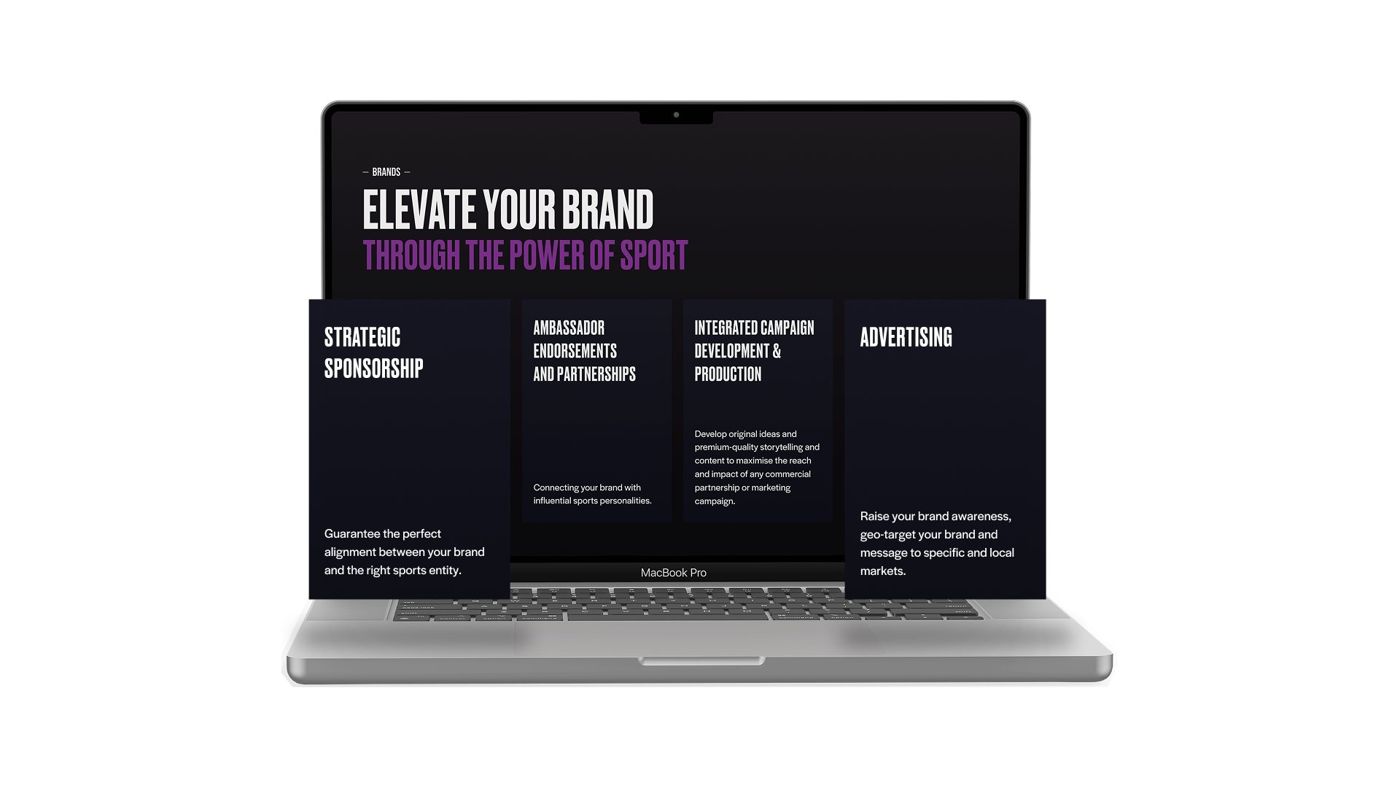 The services for brands, from strategic sponsorship to advertising.